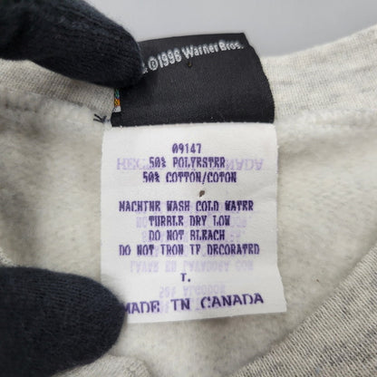 【中古品】【メンズ】 SPACE JAM スペース ジャム カナダ製 c1996 MOVIE SWEATSHIRT ムービー スウェット トップス 長袖 146-250721-rk-06-izu サイズ：不明 カラー：グレー 万代Net店