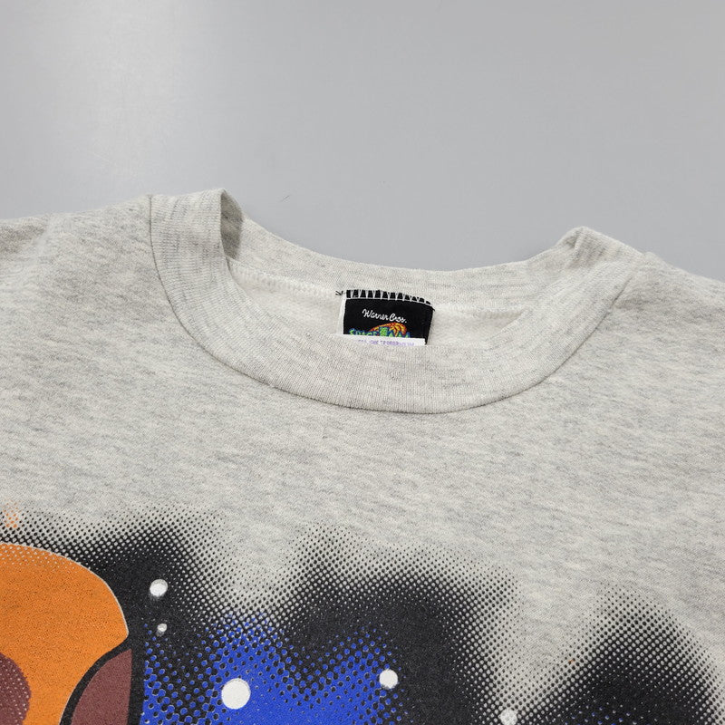 【中古品】【メンズ】 SPACE JAM スペース ジャム カナダ製 c1996 MOVIE SWEATSHIRT ムービー スウェット トップス 長袖 146-250721-rk-06-izu サイズ：不明 カラー：グレー 万代Net店