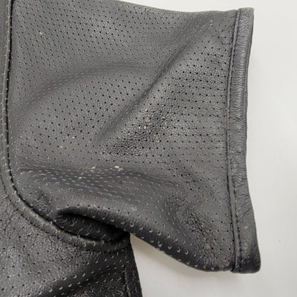 【現状渡し品】【メンズ】 NANKAI ナンカイ MESH COW LEATHER ZIP UP SS JACKET メッシュ カウ レザー ジップ アップ ジャケット 145-250724-rk-05-izu サイズ：XL カラー：ブラック 万代Net店