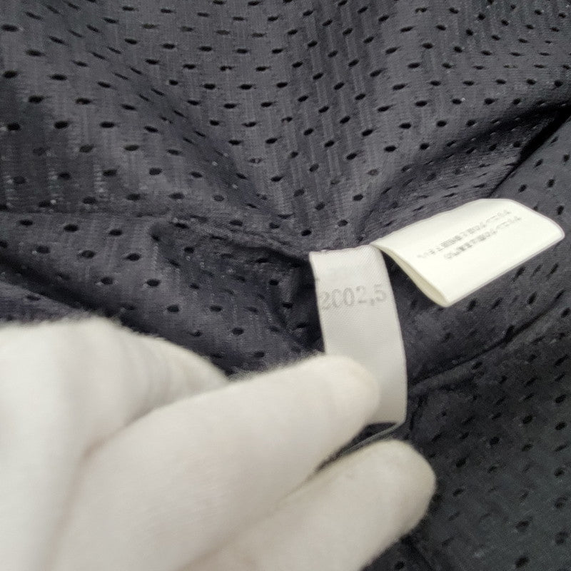 【現状渡し品】【メンズ】 NANKAI ナンカイ MESH COW LEATHER ZIP UP SS JACKET メッシュ カウ レザー ジップ アップ ジャケット 145-250724-rk-05-izu サイズ：XL カラー：ブラック 万代Net店