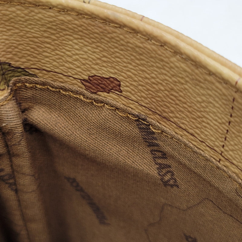 【中古品】【メンズ/レディース】 PRIMA CLASSE プリマクラッセ MAP SHOULDER BAG マップ ショルダーバッグ 鞄 カバン 188-250725-ma-02-izu カラー：茶系 万代Net店