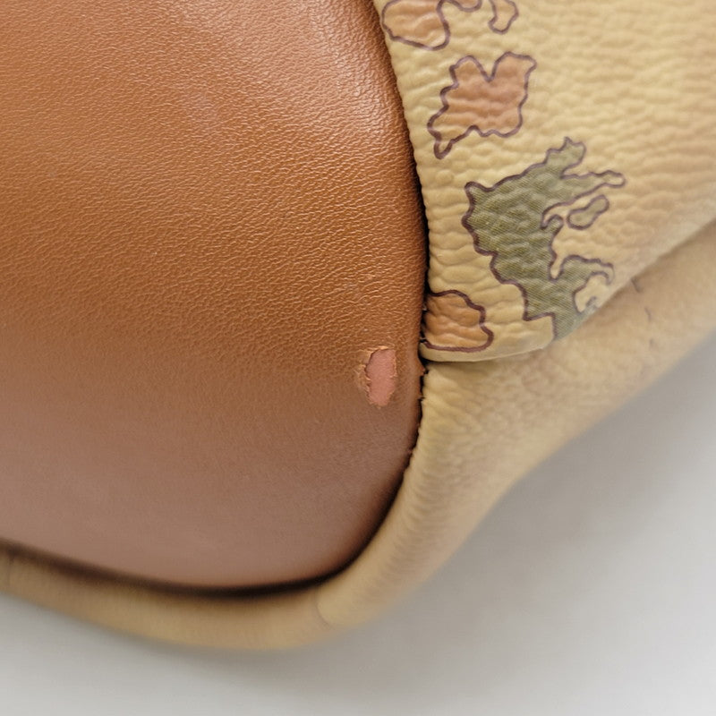 【中古品】【メンズ/レディース】 PRIMA CLASSE プリマクラッセ MAP SHOULDER BAG マップ ショルダーバッグ 鞄 カバン 188-250725-ma-02-izu カラー：茶系 万代Net店