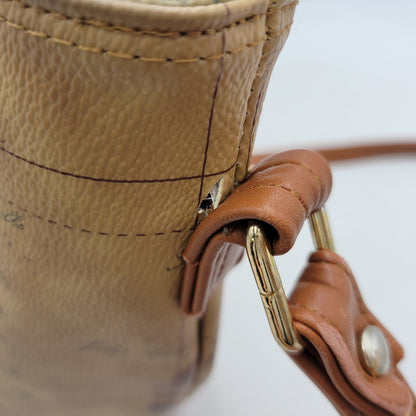 【中古品】【メンズ/レディース】 PRIMA CLASSE プリマクラッセ MAP SHOULDER BAG マップ ショルダーバッグ 鞄 カバン 188-250725-ma-02-izu カラー：茶系 万代Net店