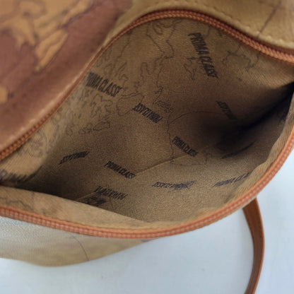 【中古品】【メンズ/レディース】 PRIMA CLASSE プリマクラッセ MAP SHOULDER BAG マップ ショルダーバッグ 鞄 カバン 188-250725-ma-02-izu カラー：茶系 万代Net店