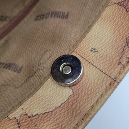 【中古品】【メンズ/レディース】 PRIMA CLASSE プリマクラッセ MAP SHOULDER BAG マップ ショルダーバッグ 鞄 カバン 188-250725-ma-02-izu カラー：茶系 万代Net店