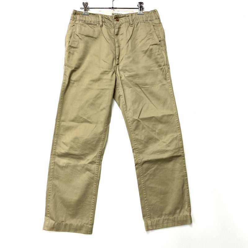 【中古品】【メンズ】 Buzz Rickson's バズリクソンズ ORIGINAL SPEC CHINOS BR40025 オリジナルスペック チノ パンツ ボトムス 156-250723-as-34-izu サイズ：31×34 カラー：ベージュ 万代Net店