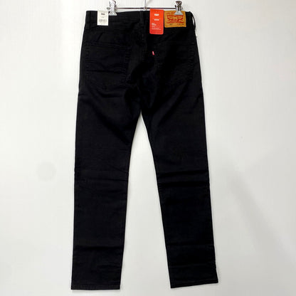 【中古美品】【メンズ】 Levi's リーバイス 502 TAPER STRETCH PANTS 29507-1549 ストレッチ パンツ ボトムス 158-250723-as-33-izu サイズ：30×32 カラー：ブラック 万代Net店