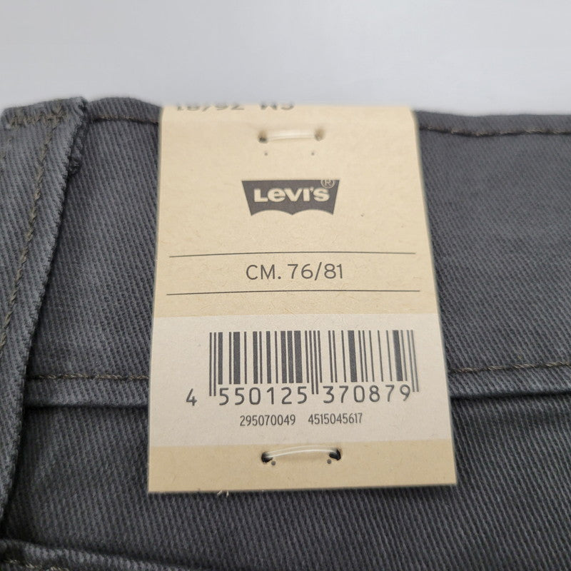 【中古美品】【メンズ】 Levi's リーバイス 29507-0049 502 TAPERD STRETCH PANTS テーパード ズボン ストレッチ パンツ 158-250724-rk-03-izu サイズ：30×32 カラー：ブラック 万代Net店