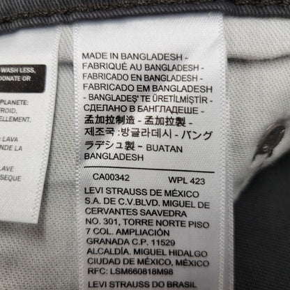 【中古美品】【メンズ】 Levi's リーバイス 29507-0049 502 TAPERD STRETCH PANTS テーパード ズボン ストレッチ パンツ 158-250724-rk-03-izu サイズ：30×32 カラー：ブラック 万代Net店