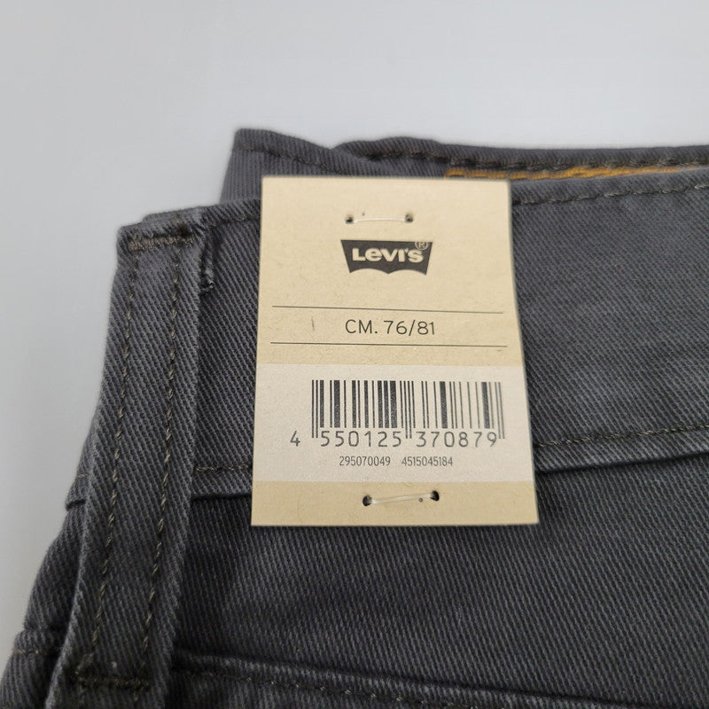 【中古美品】【メンズ】 Levi's リーバイス 29507-0049 502 TAPERD STRETCH PANTS テーパード ズボン ストレッチ パンツ 158-250724-rk-02-izu サイズ：30×32 カラー：ブラック 万代Net店