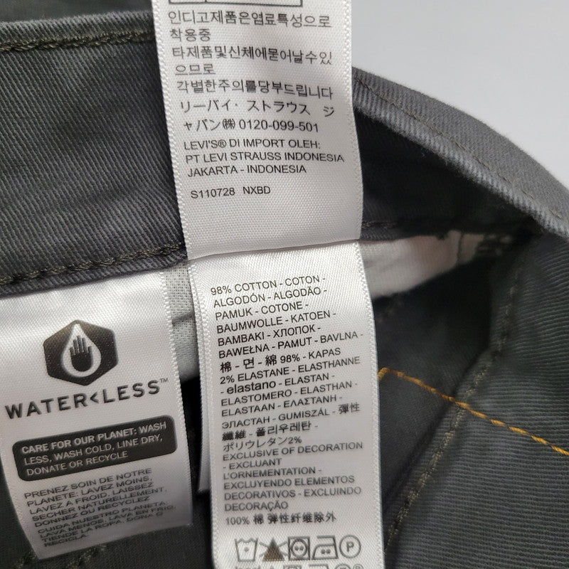 【中古美品】【メンズ】 Levi's リーバイス 29507-0049 502 TAPERD STRETCH PANTS テーパード ズボン ストレッチ パンツ 158-250724-rk-02-izu サイズ：30×32 カラー：ブラック 万代Net店