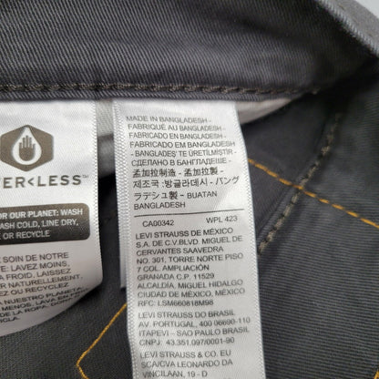 【中古美品】【メンズ】 Levi's リーバイス 29507-0049 502 TAPERD STRETCH PANTS テーパード ズボン ストレッチ パンツ 158-250724-rk-02-izu サイズ：30×32 カラー：ブラック 万代Net店