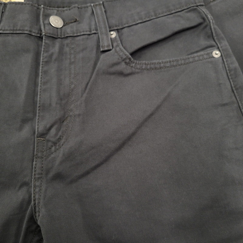 【中古美品】【メンズ】 Levi's リーバイス 29507-0049 502 TAPERD STRETCH PANTS テーパード ズボン ストレッチ パンツ 158-250724-rk-02-izu サイズ：30×32 カラー：ブラック 万代Net店