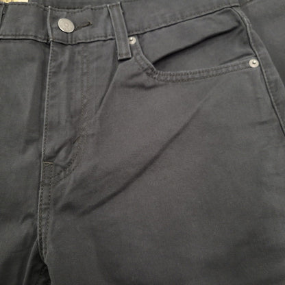 【中古美品】【メンズ】 Levi's リーバイス 29507-0049 502 TAPERD STRETCH PANTS テーパード ズボン ストレッチ パンツ 158-250724-rk-02-izu サイズ：30×32 カラー：ブラック 万代Net店