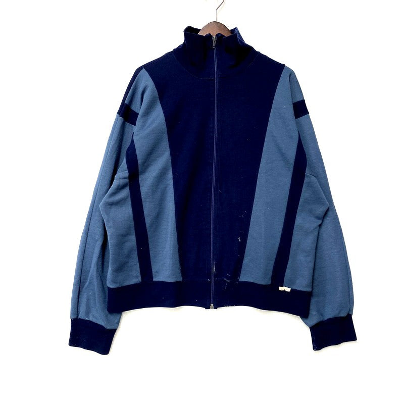 【現状渡し品】【メンズ】 BRECHT TRACK JACKET トラックジャケット 146-250723-as-29-izu サイズ：27 カラー：ネイビー×ブルー 万代Net店