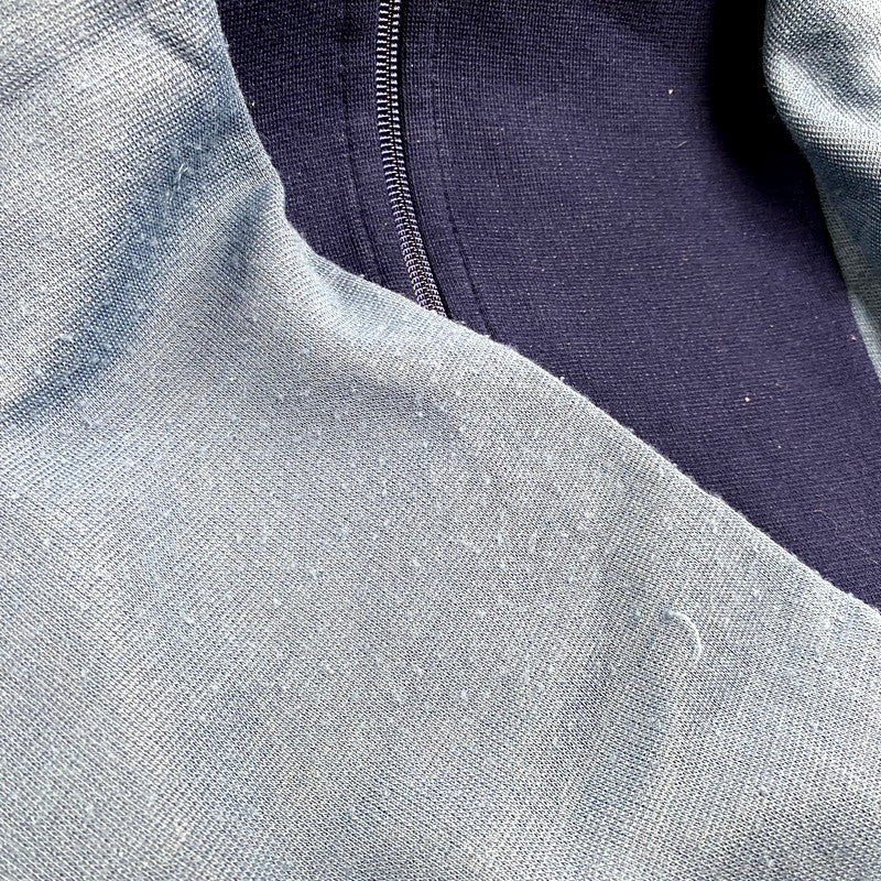 【現状渡し品】【メンズ】 BRECHT TRACK JACKET トラックジャケット 146-250723-as-29-izu サイズ：27 カラー：ネイビー×ブルー 万代Net店