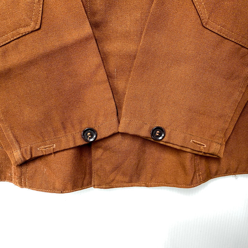 【現状渡し品】【メンズ】 USED EURO VINTAGE WORK JACKET ワークジャケット アウター 146-250723-as-28-izu カラー：ブラウン 万代Net店
