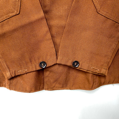 【現状渡し品】【メンズ】 USED EURO VINTAGE WORK JACKET ワークジャケット アウター 146-250723-as-28-izu カラー：ブラウン 万代Net店