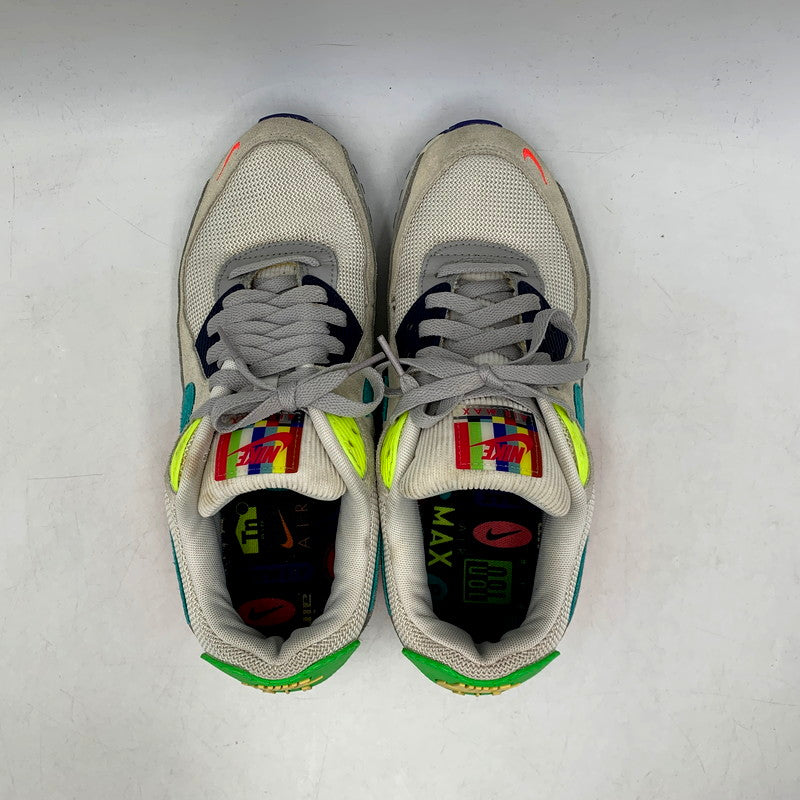 【中古品】【メンズ】 NIKE ナイキ DA5562-001 AIR MAX 90 エアマックス 90 靴 スニーカー シューズ 160-250725-ma-15-izu サイズ：27cm カラー：TV COLOR BARS 万代Net店