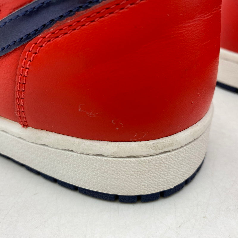 【中古品】【メンズ/レディース】 AIR JORDAN 1 RETRO HIGH OG 555088-606 エア ジョーダン 1 レトロ ハイ OG スニーカー シューズ 靴 160-250725-as-16-izu サイズ：26cm カラー：LIGHT CRIMSON/MIDNIGHT NAVY-UNIVE 万代Net店