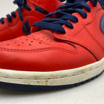 【中古品】【メンズ/レディース】 AIR JORDAN 1 RETRO HIGH OG 555088-606 エア ジョーダン 1 レトロ ハイ OG スニーカー シューズ 靴 160-250725-as-16-izu サイズ：26cm カラー：LIGHT CRIMSON/MIDNIGHT NAVY-UNIVE 万代Net店