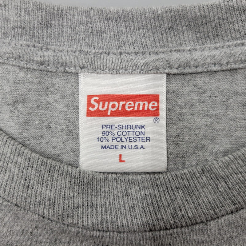 【中古品】【メンズ】 Supreme シュプリーム RECORDS TEE Tシャツ 半袖 トップス 149-250724-as-01-izu サイズ：L カラー：グレー 万代Net店