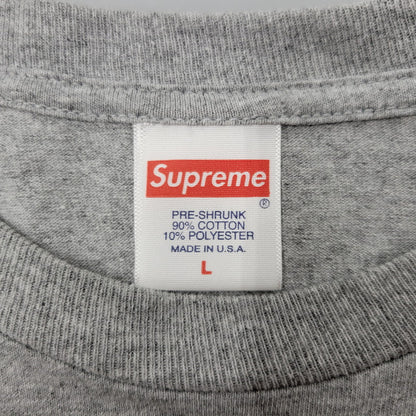 【中古品】【メンズ】 Supreme シュプリーム RECORDS TEE Tシャツ 半袖 トップス 149-250724-as-01-izu サイズ：L カラー：グレー 万代Net店