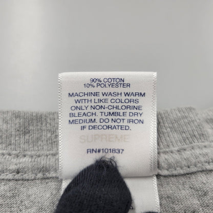 【中古品】【メンズ】 Supreme シュプリーム RECORDS TEE Tシャツ 半袖 トップス 149-250724-as-01-izu サイズ：L カラー：グレー 万代Net店