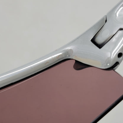 【中古品】【メンズ/レディース】 OAKLEY オークリー RADER SPORT SUNGLASSES 09-673J スポーツ サングラス 203-250724-as-08-izu カラー：シルバー×ブラック×レッド系 万代Net店