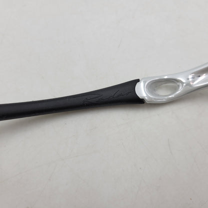 【中古品】【メンズ/レディース】 OAKLEY オークリー RADER SPORT SUNGLASSES 09-673J スポーツ サングラス 203-250724-as-08-izu カラー：シルバー×ブラック×レッド系 万代Net店