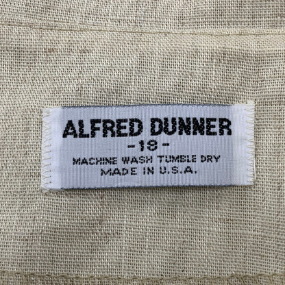 【中古品】【メンズ】 ALFRED DUNNER アルフレッド ダナー USA製 TAILORED JACKET テーラード ジャケット アウター 146-250724-rk-20-izu サイズ：18 カラー：ベージュ 万代Net店