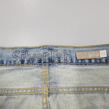 【現状渡し品】【メンズ】 Levi's リーバイス SILVERTAB シルバータブ BOOT DENIM PANTS 445920921 デニムパンツ 刻印4196 メキシコ製 ジーンズ ボトムス 157-250726-as-11-izu サイズ：36×34 カラー：ライトインディゴ 万代Net店