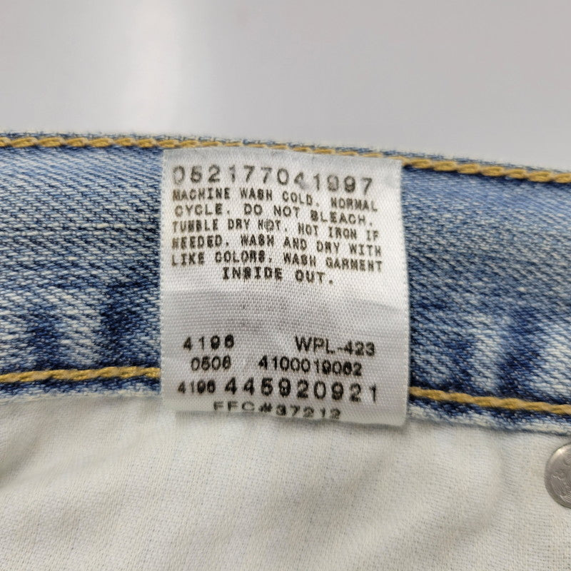 【現状渡し品】【メンズ】 Levi's リーバイス SILVERTAB シルバータブ BOOT DENIM PANTS 445920921 デニムパンツ 刻印4196 メキシコ製 ジーンズ ボトムス 157-250726-as-11-izu サイズ：36×34 カラー：ライトインディゴ 万代Net店