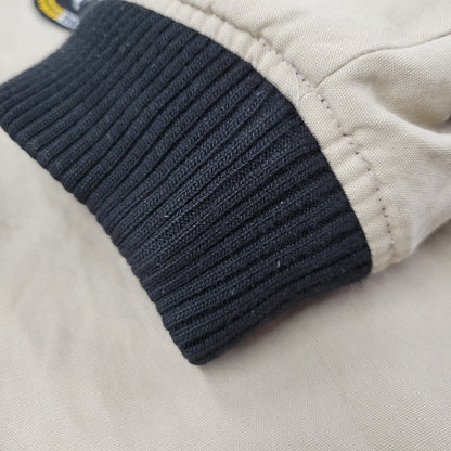 【中古品】【メンズ】 AVIREX アヴィレックス REVERSIBLE STADIUM JACKET リバーシブル スタジアム ジャケット アウター 145-250726-as-10-izu サイズ：XXL カラー：ブラック×ベージュ 万代Net店