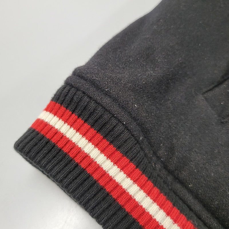 【中古品】【メンズ】 AVIREX アヴィレックス REVERSIBLE STADIUM JACKET リバーシブル スタジアム ジャケット アウター 145-250726-as-10-izu サイズ：XXL カラー：ブラック×ベージュ 万代Net店