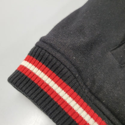 【中古品】【メンズ】 AVIREX アヴィレックス REVERSIBLE STADIUM JACKET リバーシブル スタジアム ジャケット アウター 145-250726-as-10-izu サイズ：XXL カラー：ブラック×ベージュ 万代Net店