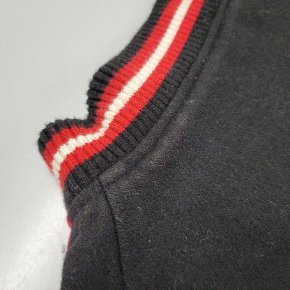 【中古品】【メンズ】 AVIREX アヴィレックス REVERSIBLE STADIUM JACKET リバーシブル スタジアム ジャケット アウター 145-250726-as-10-izu サイズ：XXL カラー：ブラック×ベージュ 万代Net店