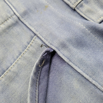 【現状渡し品】【メンズ】 USED FRENCH VINTAGE フレンチヴィンテージ A P MICHEL BLUE MOLESKIN WORK OVERALLS ドーナツボタン ブルー モールスキン ワーク オーバーオール 157-250727-as-05-izu カラー：ブルー 万代Net店