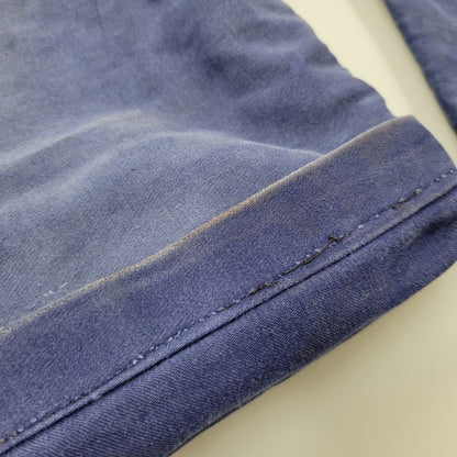 【現状渡し品】【メンズ】 USED FRENCH VINTAGE フレンチヴィンテージ A P MICHEL BLUE MOLESKIN WORK OVERALLS ドーナツボタン ブルー モールスキン ワーク オーバーオール 157-250727-as-05-izu カラー：ブルー 万代Net店