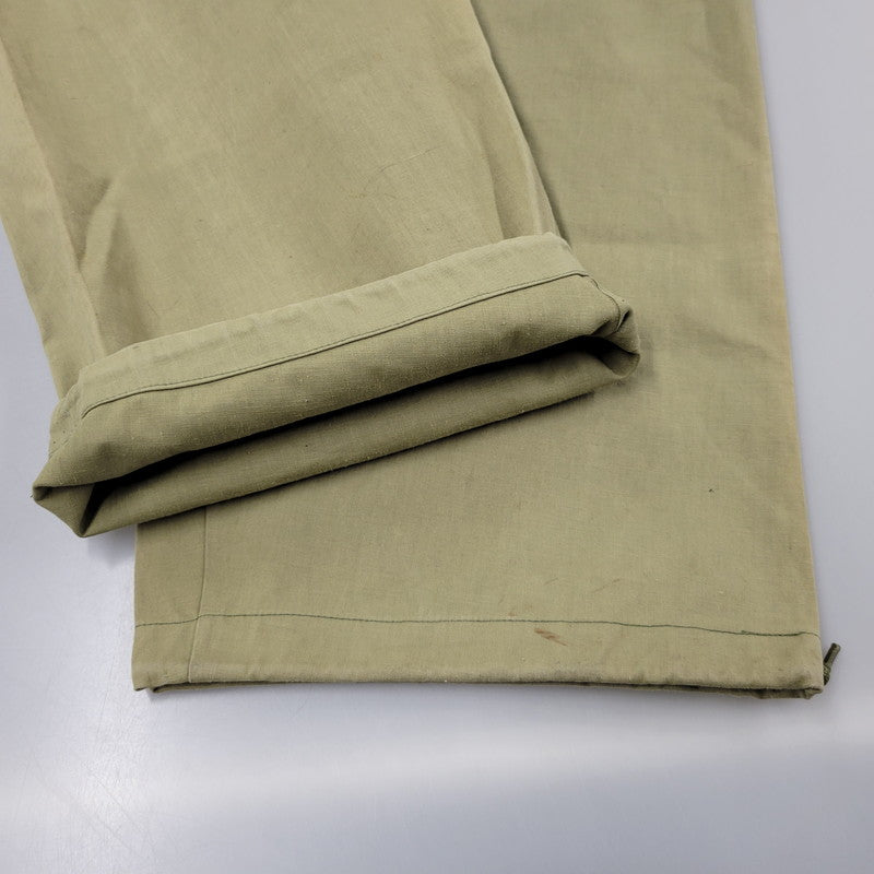 【現状渡し品】【メンズ】 U.S.NAVY ユーエスネイビー CAMBRIDGE RUBBER COMPANY N-1 RAIN DECK PANTS 72-T-8020 レイン デッキ パンツ 13スターボタン 157-250727-as-06-izu サイズ：M カラー：カーキ 万代Net店