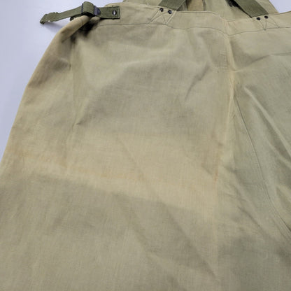 【現状渡し品】【メンズ】 U.S.NAVY ユーエスネイビー CAMBRIDGE RUBBER COMPANY N-1 RAIN DECK PANTS 72-T-8020 レイン デッキ パンツ 13スターボタン 157-250727-as-06-izu サイズ：M カラー：カーキ 万代Net店
