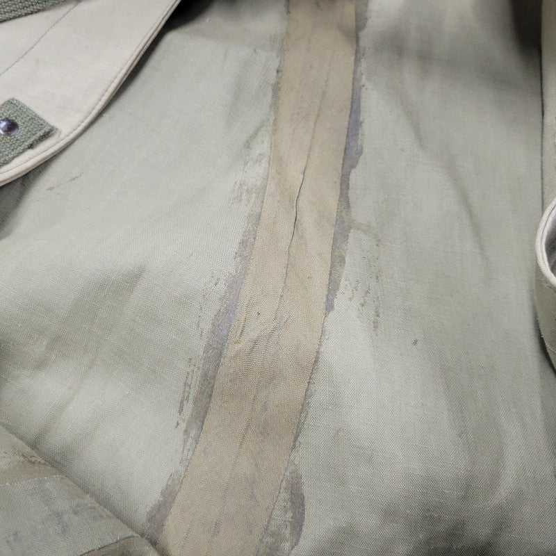 【現状渡し品】【メンズ】 U.S.NAVY ユーエスネイビー CAMBRIDGE RUBBER COMPANY N-1 RAIN DECK PANTS 72-T-8020 レイン デッキ パンツ 13スターボタン 157-250727-as-06-izu サイズ：M カラー：カーキ 万代Net店