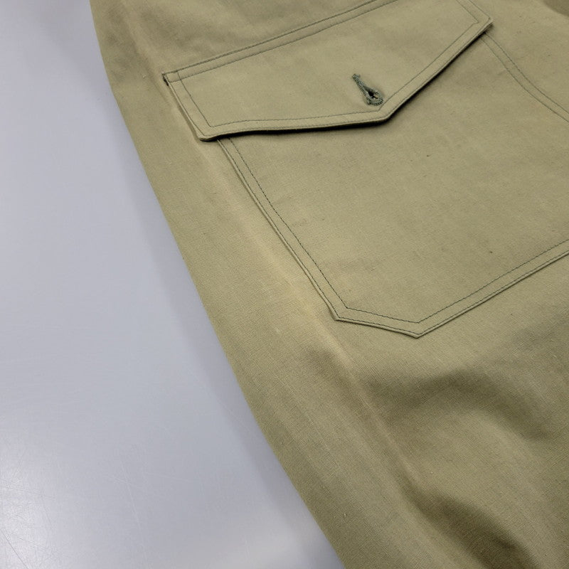【現状渡し品】【メンズ】 U.S.NAVY ユーエスネイビー CAMBRIDGE RUBBER COMPANY N-1 RAIN DECK PANTS 72-T-8020 レイン デッキ パンツ 13スターボタン 157-250727-as-06-izu サイズ：M カラー：カーキ 万代Net店