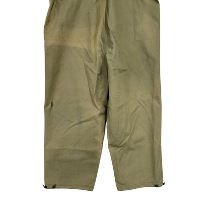 【現状渡し品】【メンズ】 U.S.NAVY ユーエスネイビー CAMBRIDGE RUBBER COMPANY N-1 RAIN DECK PANTS 72-T-8020 レイン デッキ パンツ 13スターボタン 157-250727-as-06-izu サイズ：M カラー：カーキ 万代Net店