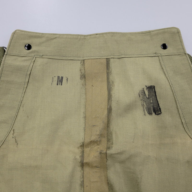 【現状渡し品】【メンズ】 U.S.NAVY ユーエスネイビー CAMBRIDGE RUBBER COMPANY N-1 RAIN DECK PANTS 72-T-8020 レイン デッキ パンツ 13スターボタン 157-250727-as-06-izu サイズ：M カラー：カーキ 万代Net店