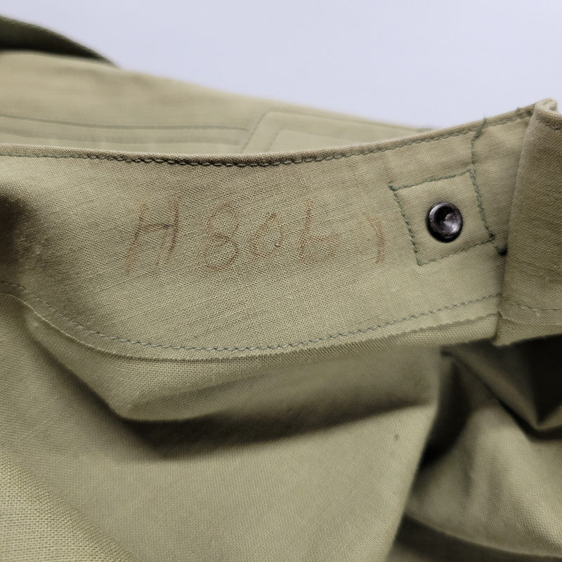【現状渡し品】【メンズ】 U.S.NAVY ユーエスネイビー CAMBRIDGE RUBBER COMPANY N-1 RAIN DECK PANTS 72-T-8020 レイン デッキ パンツ 13スターボタン 157-250727-as-06-izu サイズ：M カラー：カーキ 万代Net店