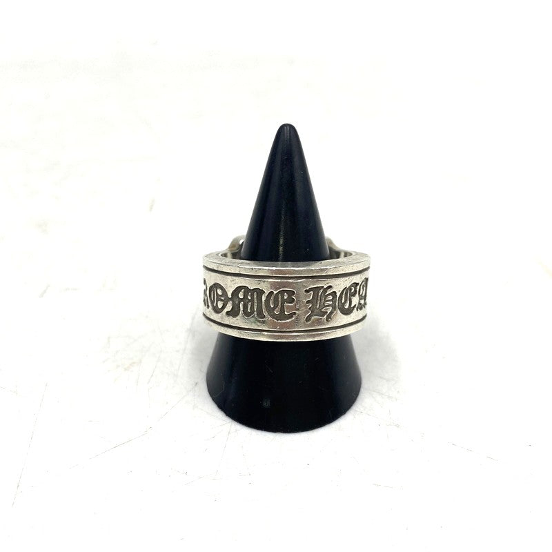 【中古品】【メンズ】 CHROME HEARTS クロムハーツ 925 SCROLL LABEL RING スクロール ラベル リング 指輪 アクセサリー 190-250806-as-11-izu カラー：シルバー 万代Net店