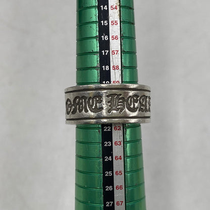 【中古品】【メンズ】 CHROME HEARTS クロムハーツ 925 SCROLL LABEL RING スクロール ラベル リング 指輪 アクセサリー 190-250806-as-11-izu カラー：シルバー 万代Net店