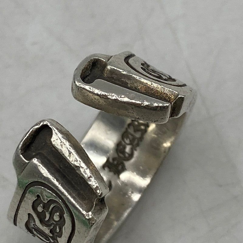 【中古品】【メンズ】 CHROME HEARTS クロムハーツ 925 SCROLL LABEL RING スクロール ラベル リング 指輪 アクセサリー 190-250806-as-11-izu カラー：シルバー 万代Net店
