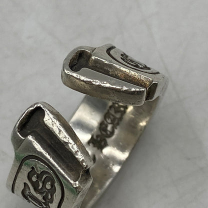 【中古品】【メンズ】 CHROME HEARTS クロムハーツ 925 SCROLL LABEL RING スクロール ラベル リング 指輪 アクセサリー 190-250806-as-11-izu カラー：シルバー 万代Net店
